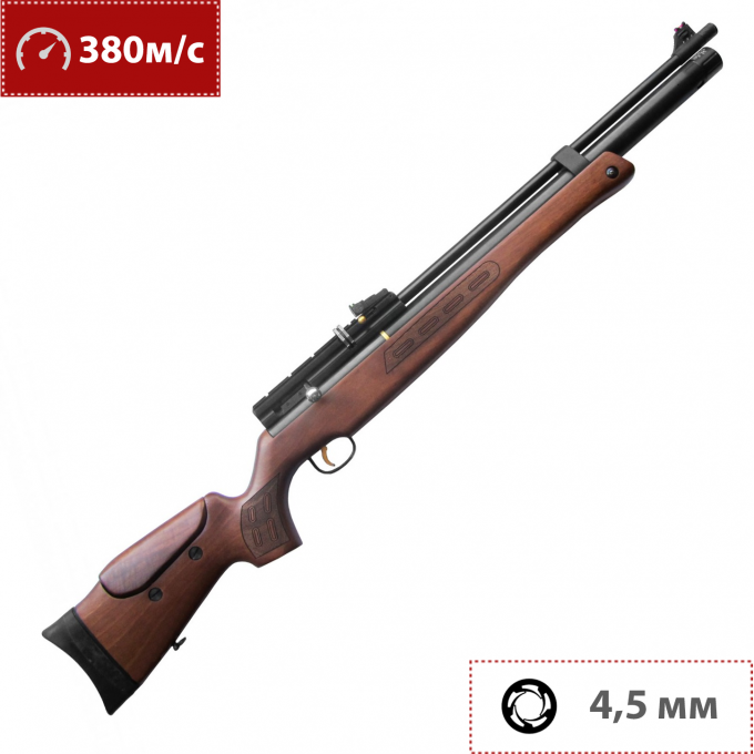 Пневматическая винтовка HATSAN 4,5 мм (дерево, 7,5 Дж) BT 65 SB Wood Пневматическая винтовка HATSAN 4,5 мм (дерево, 7,5 Дж) BT 65 SB Wood